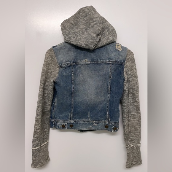 Free People Denim Knit Jacket XS - Picture 3 of 3